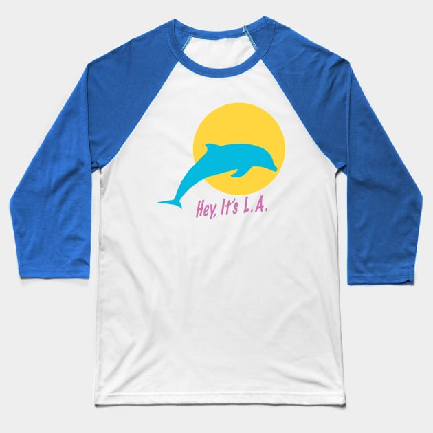 Dolphin Baseball T-Shirt by HarmonyDesign